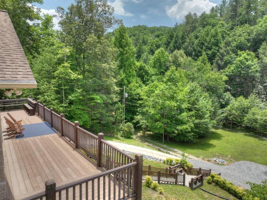 The Chariot - Creek Front With Hottub, Fire Pits, Billiards, Ev Charger - Sandalwood Stays Blue Ridge Eksteriør billede